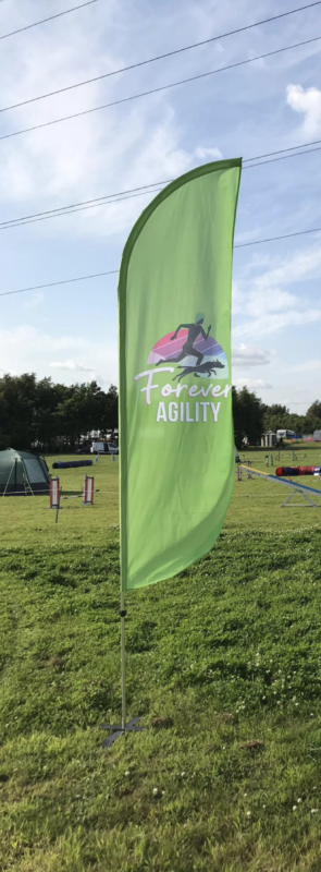 Forever Agility flag at Rugby 2019